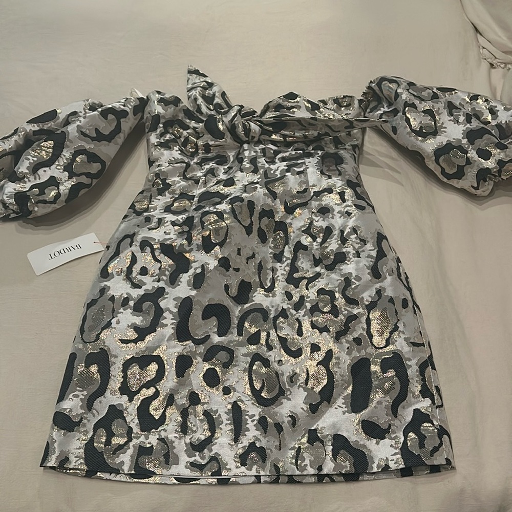 Leo print dress